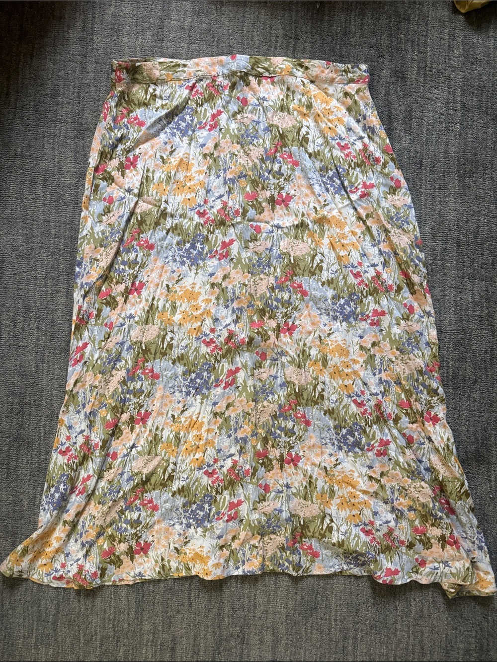 Reformation Floral Maxi Skirt